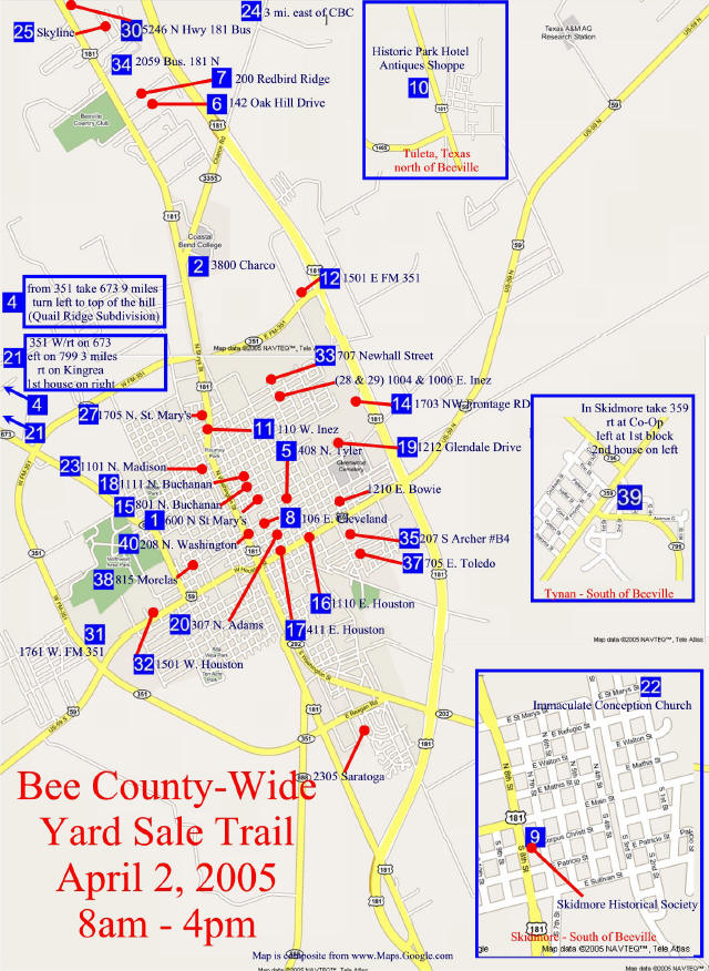 Bee County Wide Yard Sale